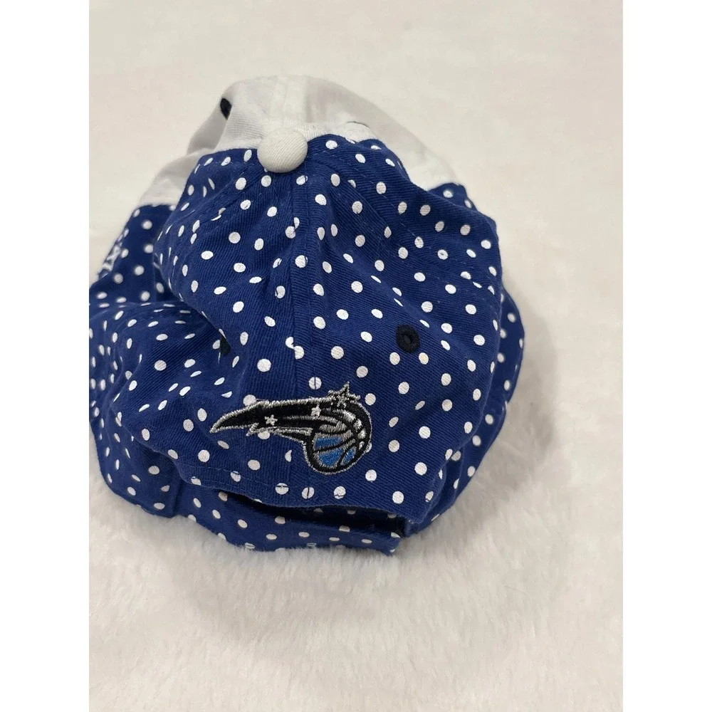 47 Brand Orlando Magic Youth Hat Blue White Polka Dot NBA Baseball Cap Adjustabl